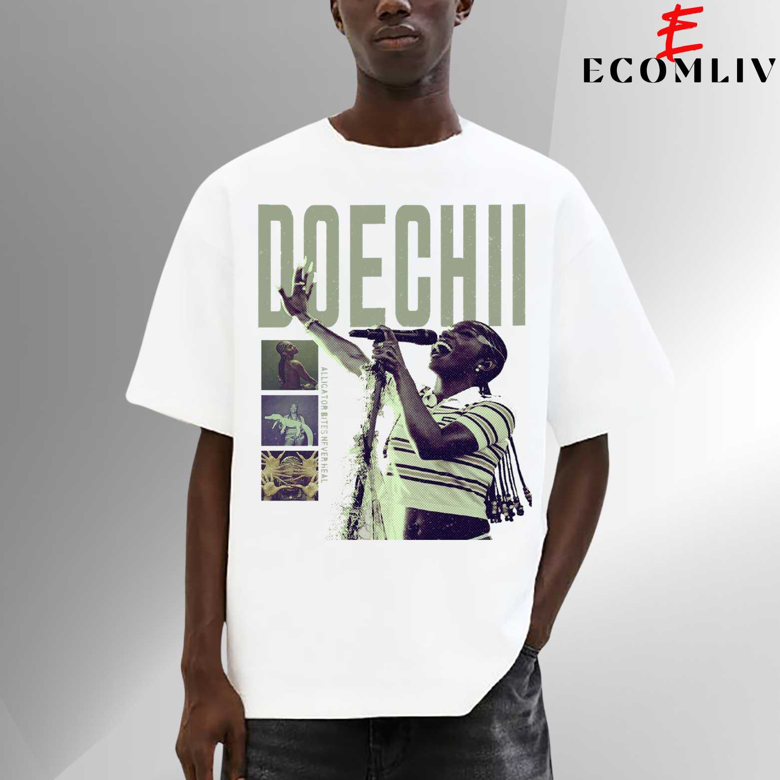Doechii Alligator Bites Never Heal Graphic T Shirt, Hip Hop Music Tee
